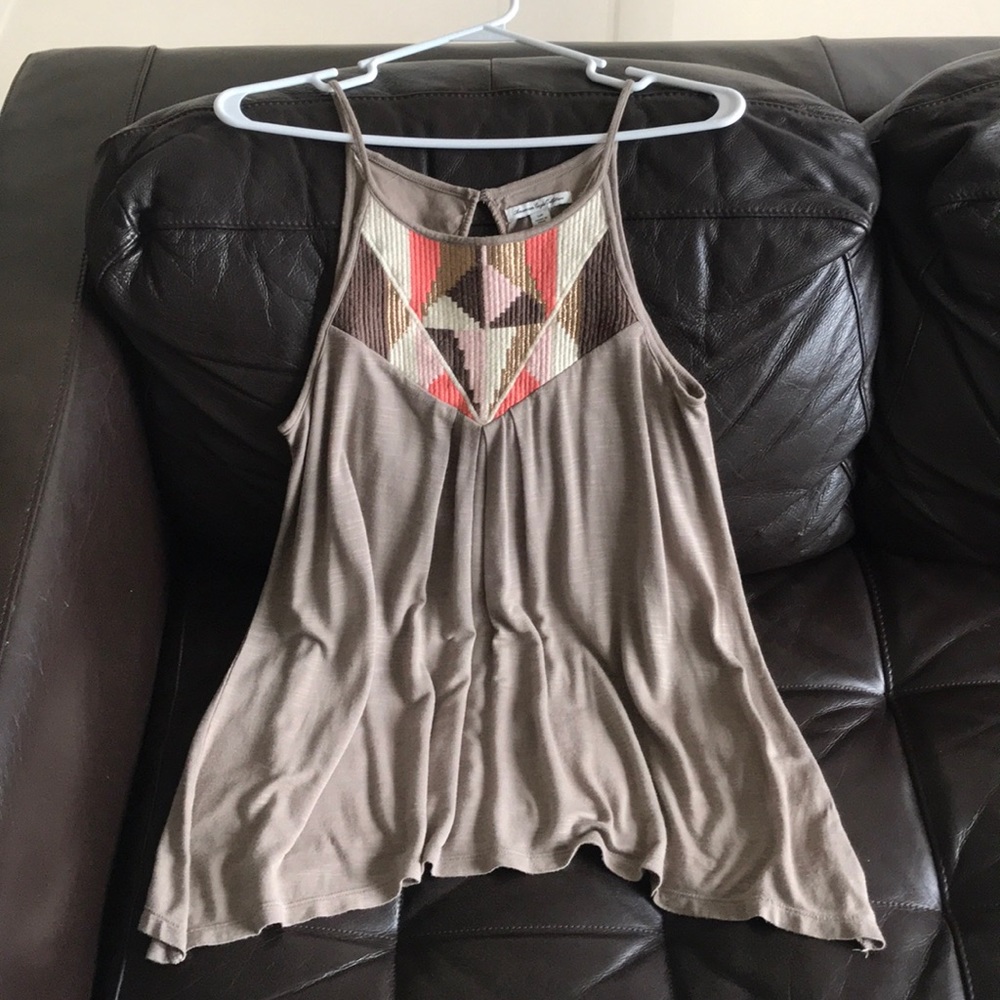 Boho style loose fitting tank